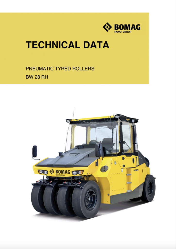 Machine Specifications Multi Tyred Rollers Rollers Queensland